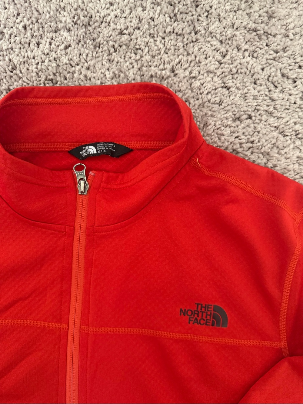 The North Face Men’s Red Quarter-Zip Performance Pullover - Picture 2 of 4